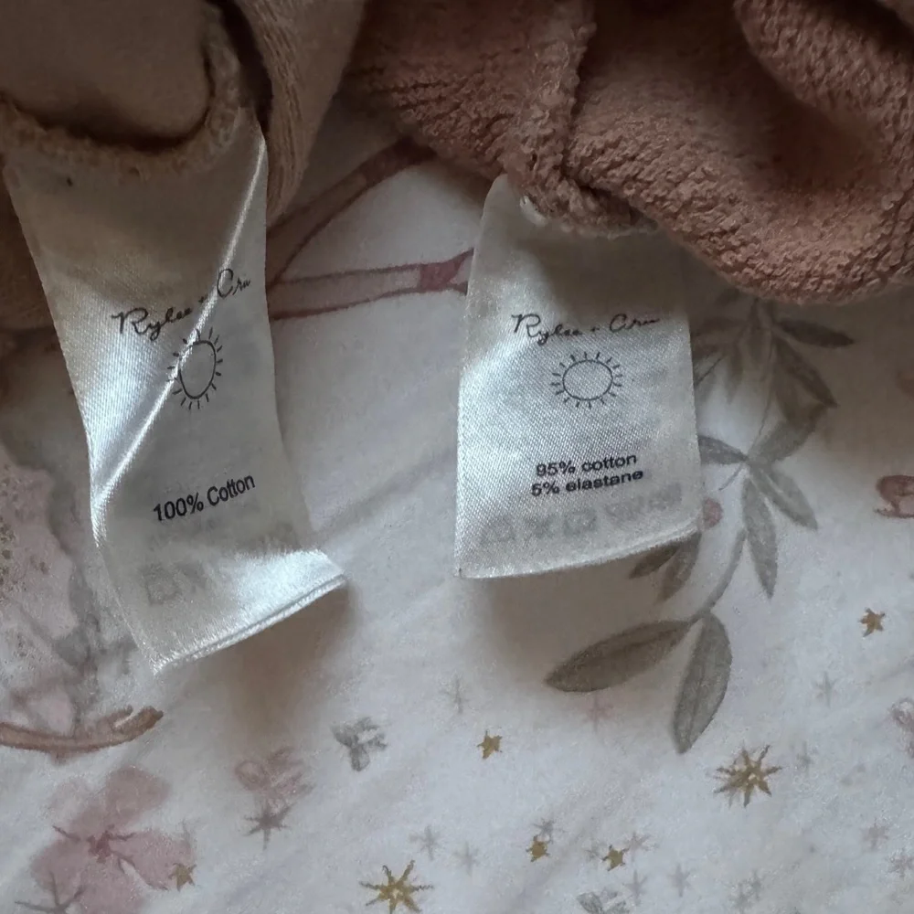 Rylee + Cru 2 Toddler Girl Sweaters Sz 2-3 | Neutral Beige Mauve Pullover Bundle